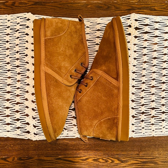 LUGZ - Mens Shearling Lined Suede Boots - Size 10 - Picture 3 of 10